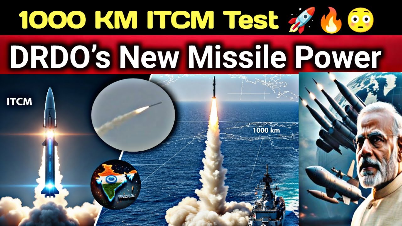 DRDO & Indian Navy Ready for 1000 KM ITCM Ship-Launched Missile Test | India’s Big Defence Move