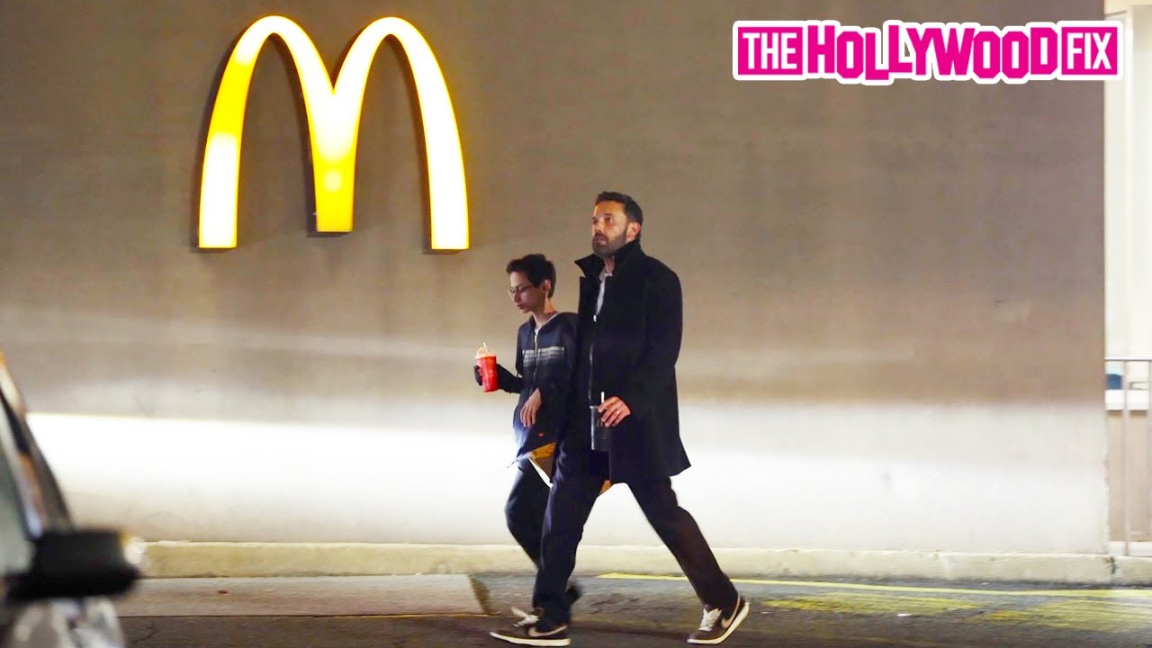 Ben Affleck & J-Lo Have Dinner At McDonalds With Son Max Before Going Unrecognized In Times Square