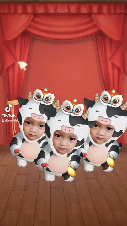 Tiktok anak lucuu joget costum sapi