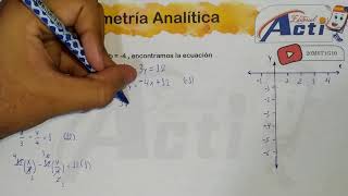 20M6T1G10 - Ecuación de la recta en su forma simétrica