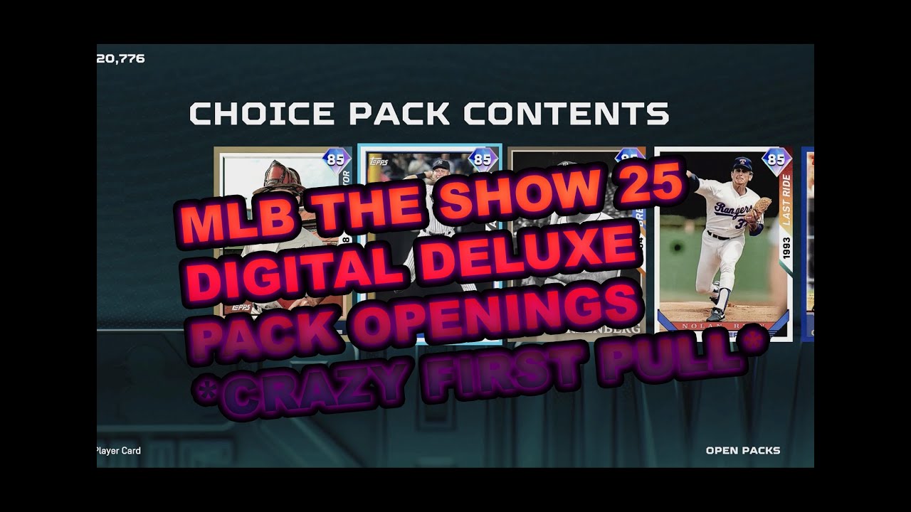 MLB 25 : Opening Digital Deluxe Edition Packs | "MLB The Show 25" 
