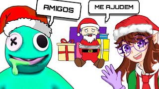 NOVO RAINBOW FRIENDS DE NATAL NO ROBLOX (North Pole Friends)