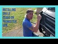 Installing Promaster grille guard. Off grid van gets a tough new look!
