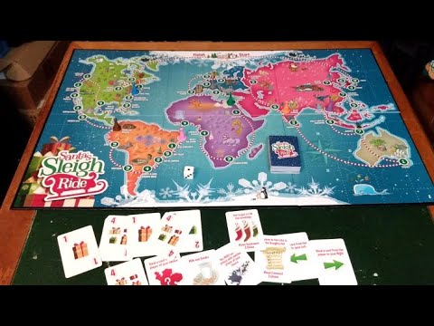 Santa's Sleigh Ride Board Game