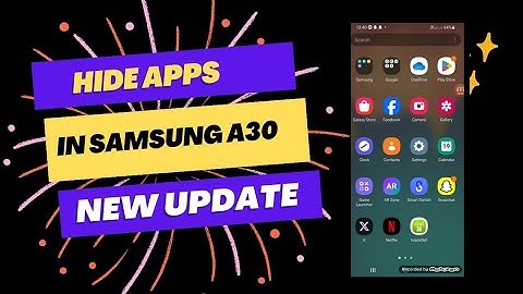 Hide Apps in Samsung a30s in Urdu/Hindi ||Latest Update 2024 || Software Genius