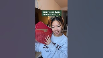 Nespresso Advent Calendar Day 13☕️ #coffee #nespresso #vlogmas #unboxing #adventcalendar #vlog