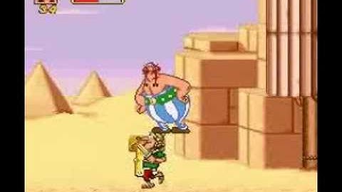 Asterix & Obelix Snes Hard Mode Walkthrough Act 16 The Palace