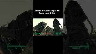 Fallout 3 Vs New Vegas Tri Beam Laser Rifle!