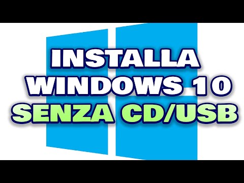 Video: Come Installare Windows Senza Un'unità CD