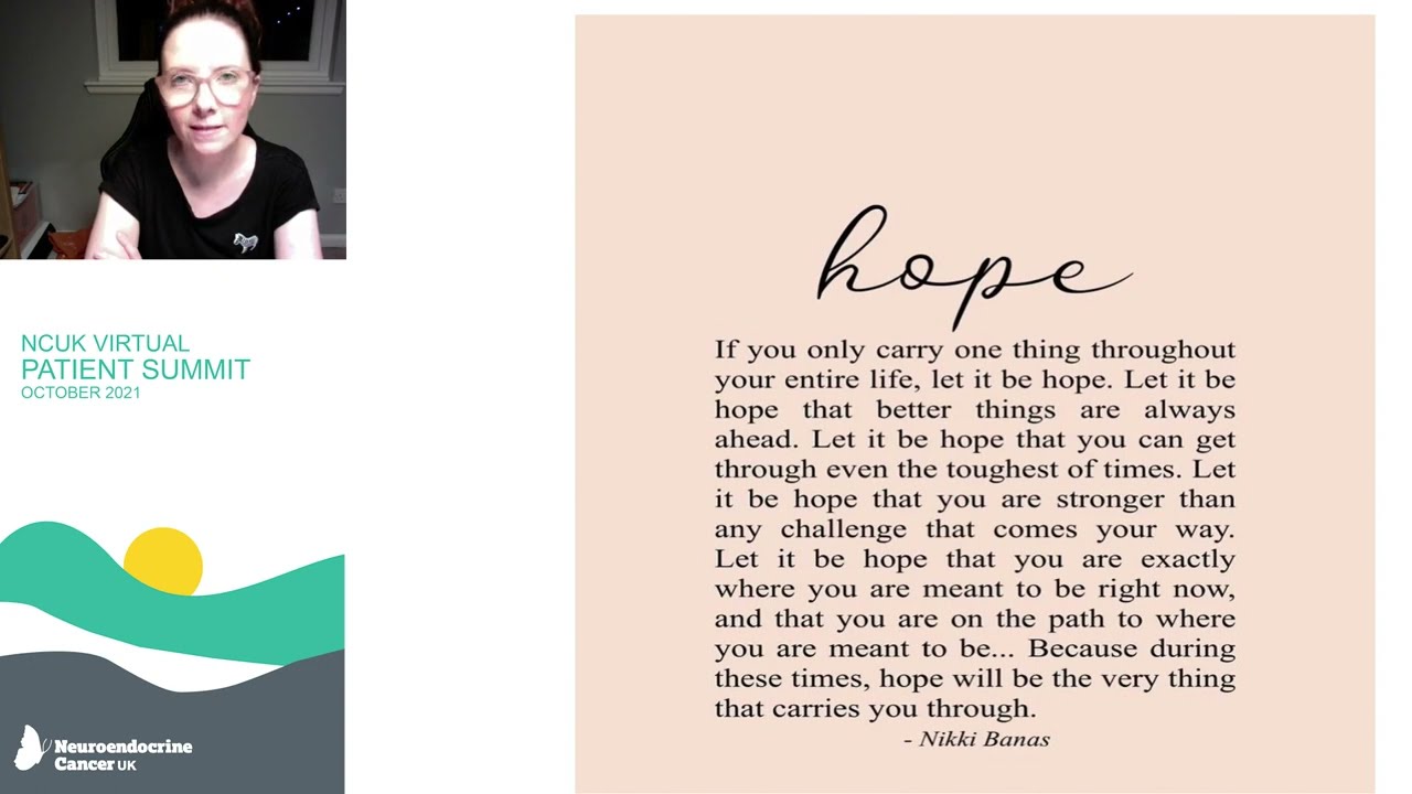 Living with Neuroendocrine Cancer and stable