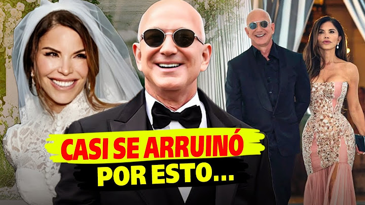¡La boda del año! Cómo Bezos gastó 100 millones de dólares en su gran día... ¡Pero todos lo odiaron!