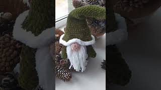 Crochet Christmas Gnome #christmas #crochet #diy #knitting #shorts #knittingwithA
