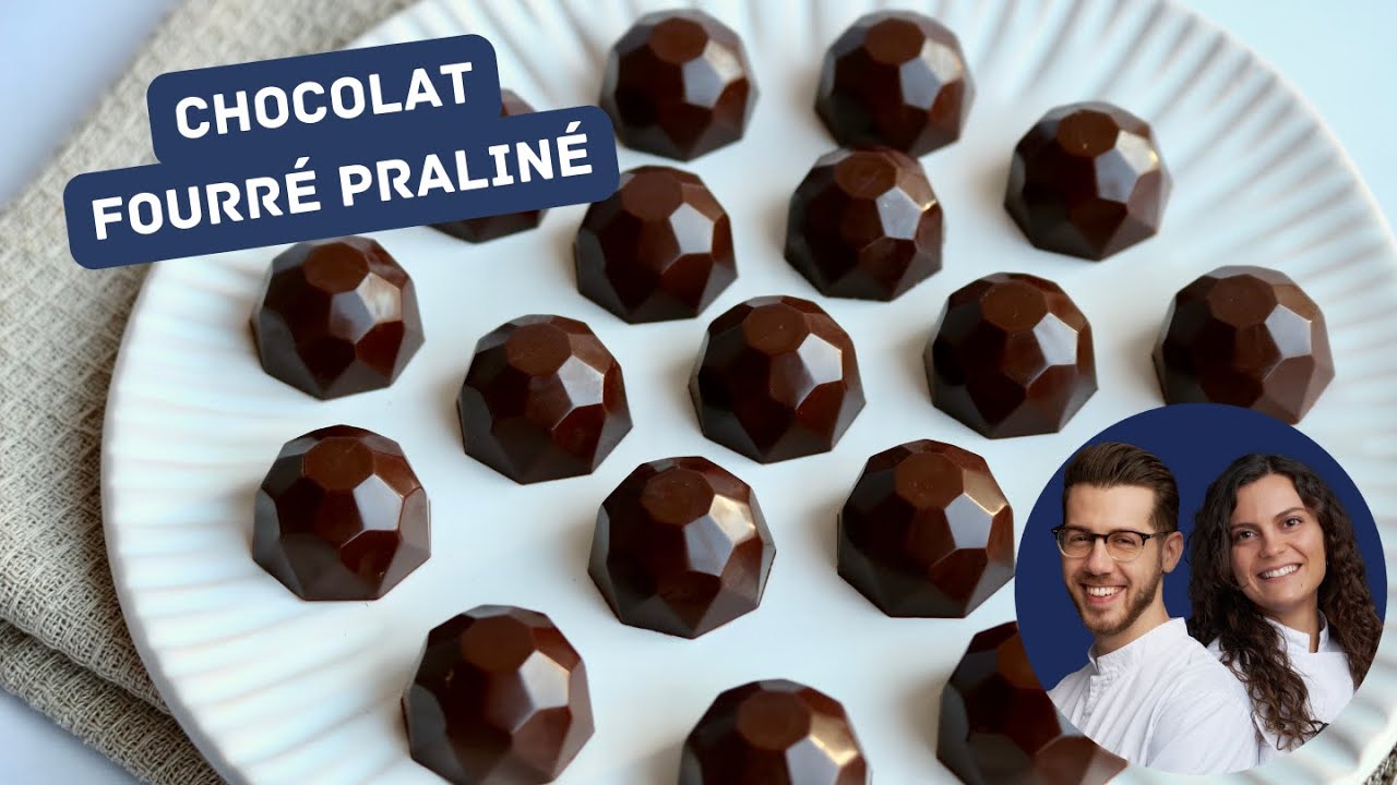 Chocolats fourrés praliné