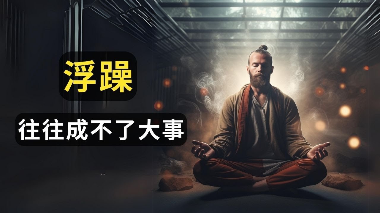 【領悟】浮躁，往往成不了大事 | 每個想成功的人都必須學習耐心，只要掌握它你就已經成功了一半 | The Key of Success ...