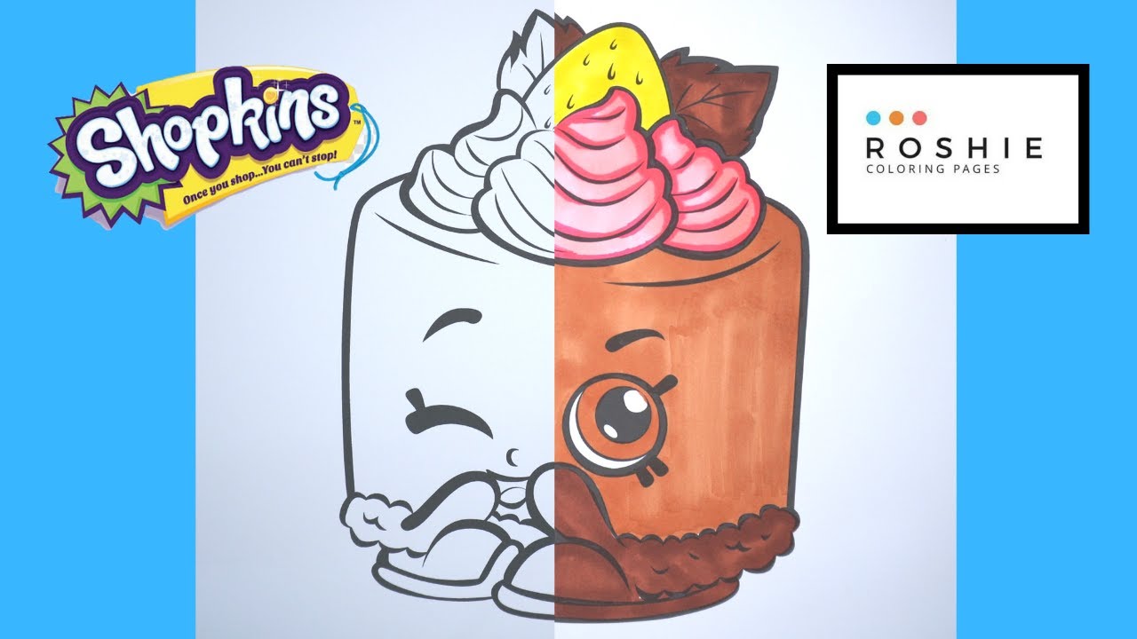 Coloring Cheese Louise Shopkins Life is a cakewalk!! YouTube