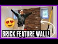 MY BEDROOM & KITCHEN ARE NEARLY COMPLETE! BRICK FEATURE WALL | RENOVATION VLOG 6  | EmmasRectangle