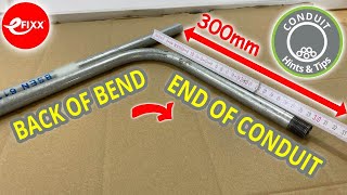 How to bend steel conduit to an exact measurement. - Apprentice electrician essentials