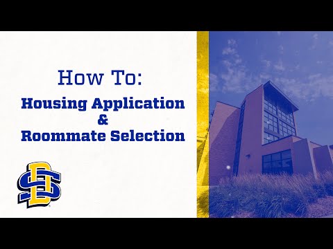 How to: Housing Application & Roommate Selection | SDState