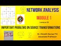 Source Transformation & Source Shifting Numericals |Network Analysis Important Problems VTU 2025 KTU