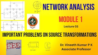 Source Transformation & Source Shifting Numericals |Network Analysis Important Problems VTU 2025 KTU
