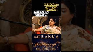 Love life of Mulank 6. Find out your matching Mulank #mulank6 #2026reels #2026Predictions #mulank
