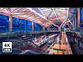 Nightfall in Takanawa Gateway, Tokyo | 4K HDR with Binaural Japanese Sounds