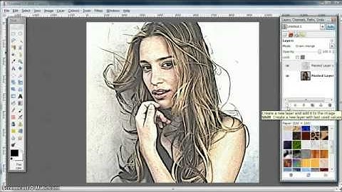 GIMP Tutorial-How to Turn a Photo into Soft Colour Pencil Drawing