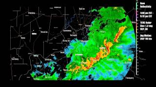 Cincinnati Area Supercells on TCVG Radar - March 2 2012