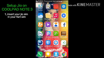 Jio settings on Coolpad note 3,- add new APN on any Mobile