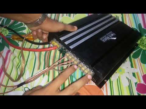 How to install Car Amplifier At Home & wiring and tune setting completed detail in Hindi/urdu