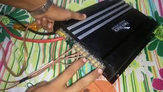 How to install Car Amplifier At Home & wiring and tune setting completed detail in Hindi/urdu