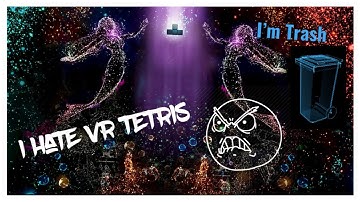 7 Minutes of Tetris Effects Meditation Music Gameplay VR Oculus Quest