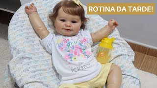 ROTINA DA TARDE COM A BEBÊ REBORN LUNA!