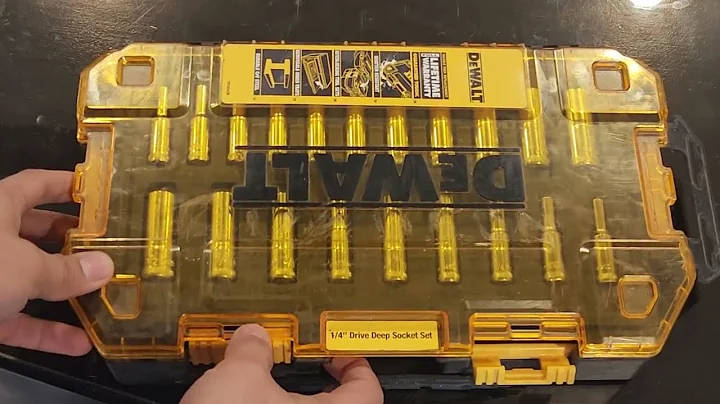 DEWALT 44PC 1/4 SOCKET SET Unboxing and Review by FE