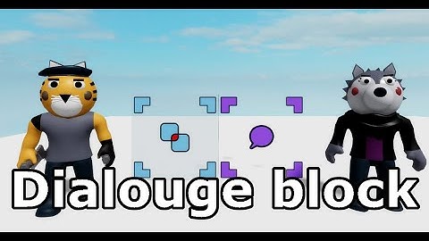 How to use dialogue blocks in the new piggy build mode update