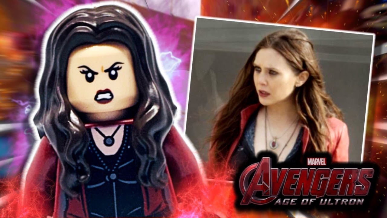 Lego Wanda Maximoff Custom Minifigure Avengers Age Of Ultron Youtube