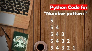 Learn Python in Tamil | How to print number pattern in python  | GURUKULA | [TAMIL]