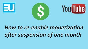 How to re enable monetization after suspension of one month