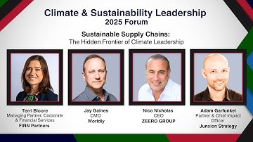 Sustainable Supply Chains | Terri Bloore, Adam Garfunkel, Jay Gaines, Nico Nicholas