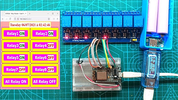 ESP8266 Home Automation - Control Relays Wi-Fi local webserver | Restore relay state using EEPROM