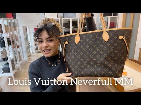 Louis Vuitton, Bags, Louis Vuitton Neverfull Mm Peony