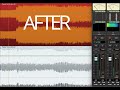 Pro mixing before and after rock metal