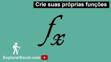 Crie suas próprias funções no Excel VBA.