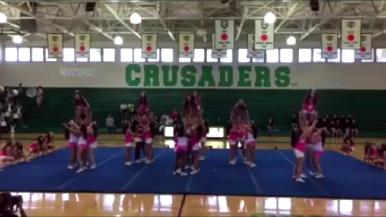 Tampa Catholic High School Cheerleaders "The Dollhouse" 2015 YouTube