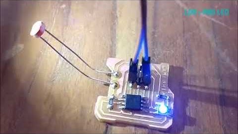 LDR + RGB LED using AtTiny 45