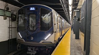 NYC Subway: 5 Car R211A Transfer on the F Line in Queens