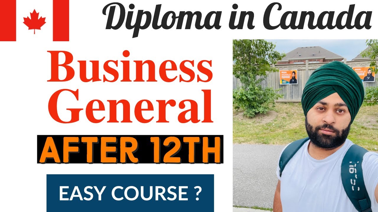 Business General Diploma in Canada International Students YouTube