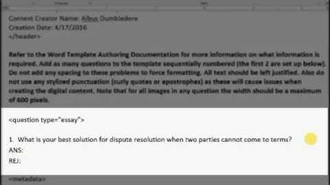Assessment Templates - Essay
