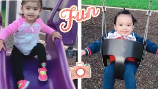 Kids visit Park, Fun time, enjoy nice weather🍁 #park #fun #fall#funny #videos #enjoy#youtube #kids