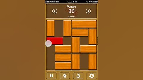 Unblock me solution expert level 30